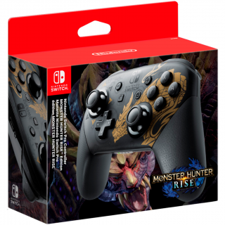 Nintendo Pro Controller - Monster Hunter Rise Edition - Gamepad - Nintendo Switch